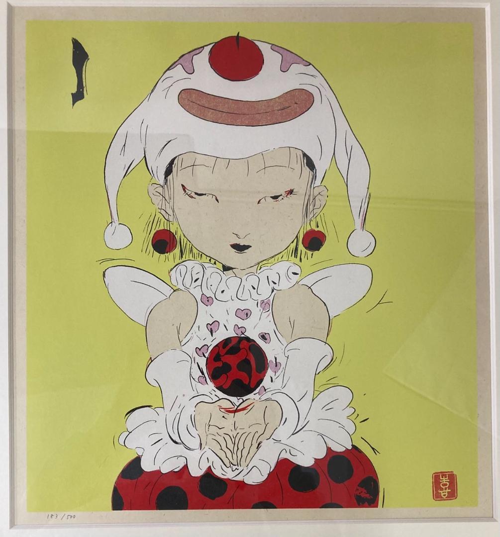 ★美品500部限定★ 株式会社ぴえろ 創立25周年記念 版画 天野喜孝リトグラフ