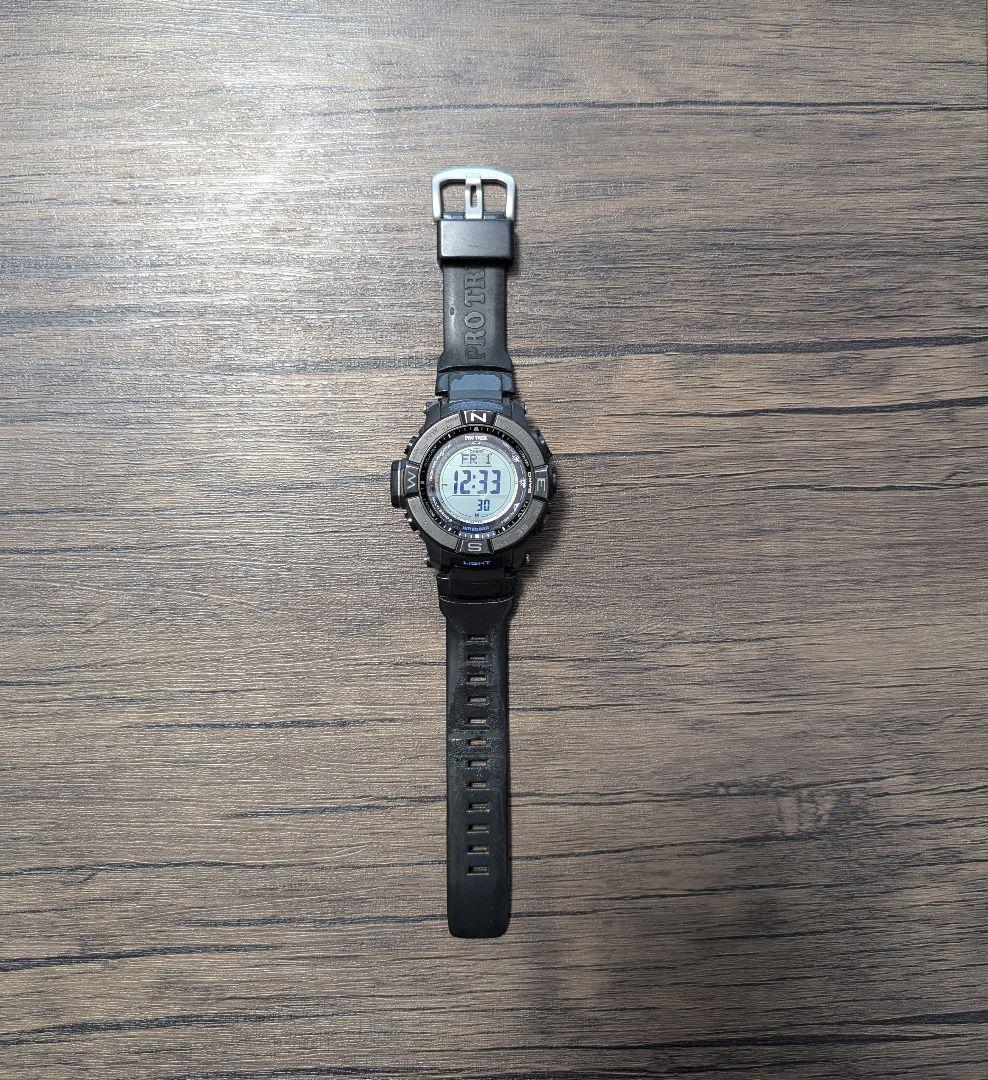 カシオ プロトレック 電波ソーラー時計 ブラック