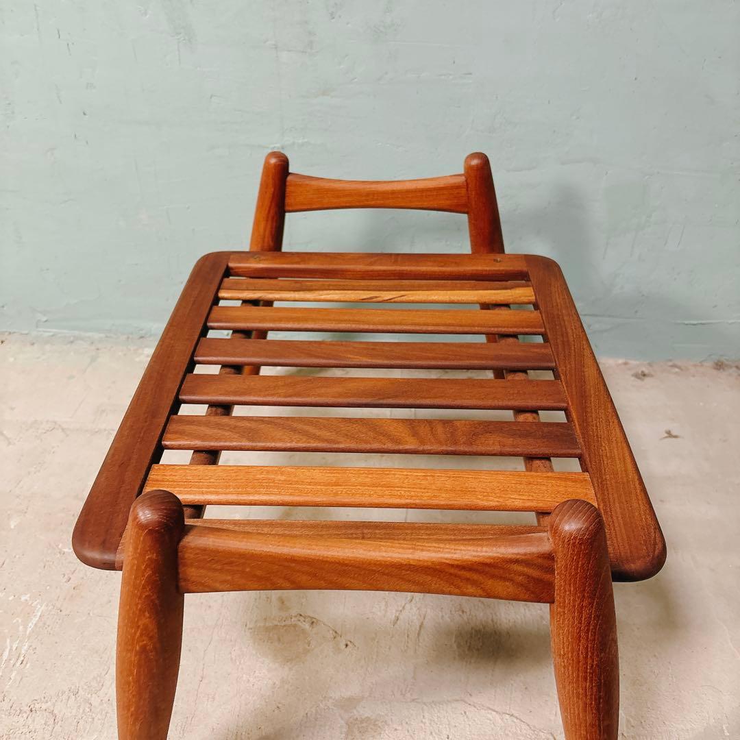 ウェグナー　GE240 オットマン　チーク材　北欧家具　北欧ビンテージ