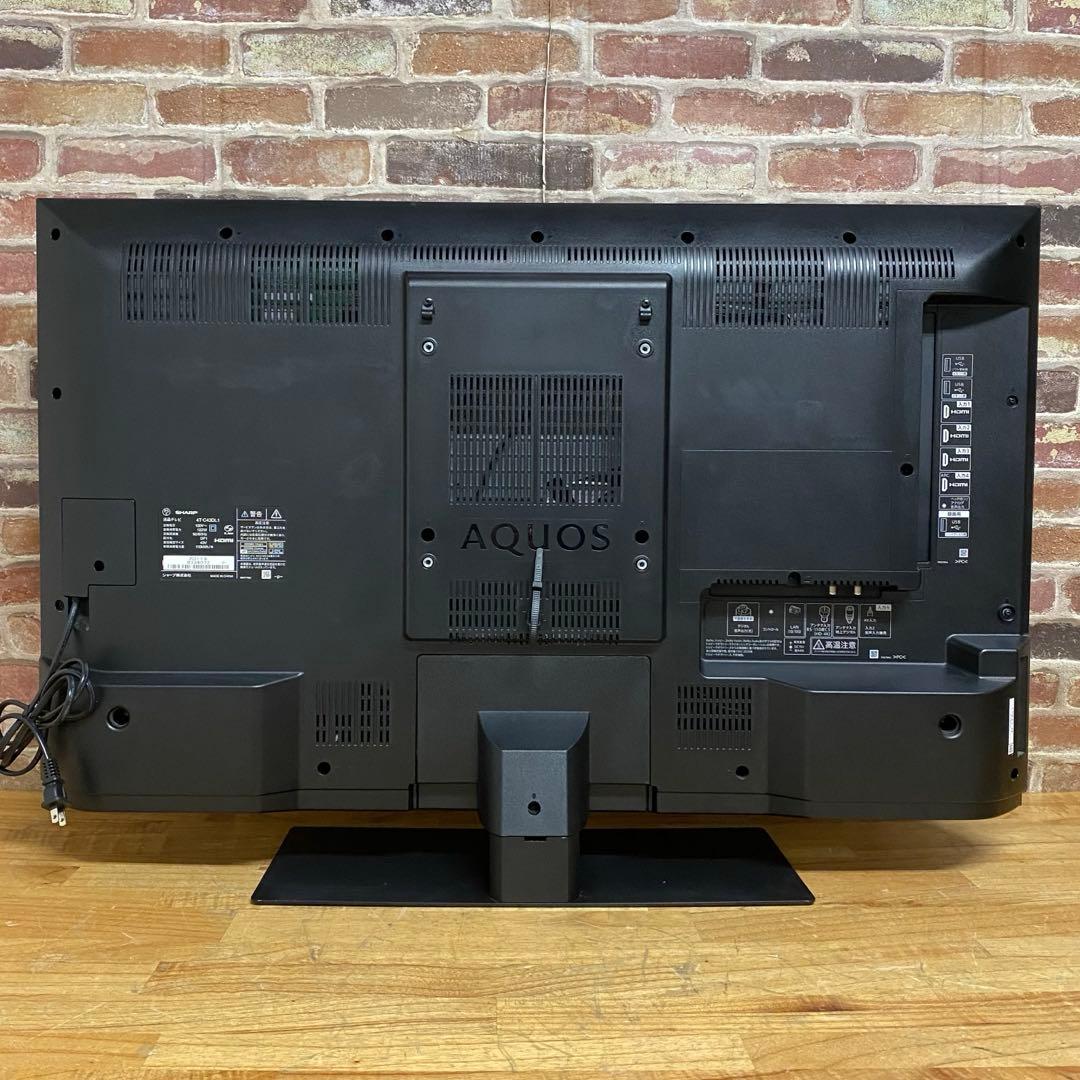 シャープ 43V型 4K液晶テレビ AQUOS 4T-C43DL1 動画アプリ○