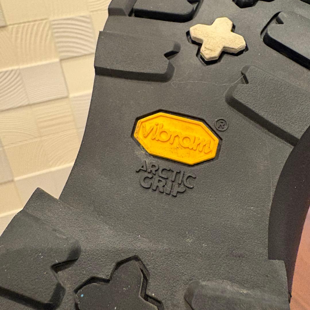 【25.5㎝】フープディドゥ サイドゴアブーツ レザー ビブラムソール