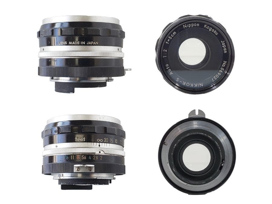 Nikon Fボディ NIKKOR-S Auto 5cm F2レンズ付き