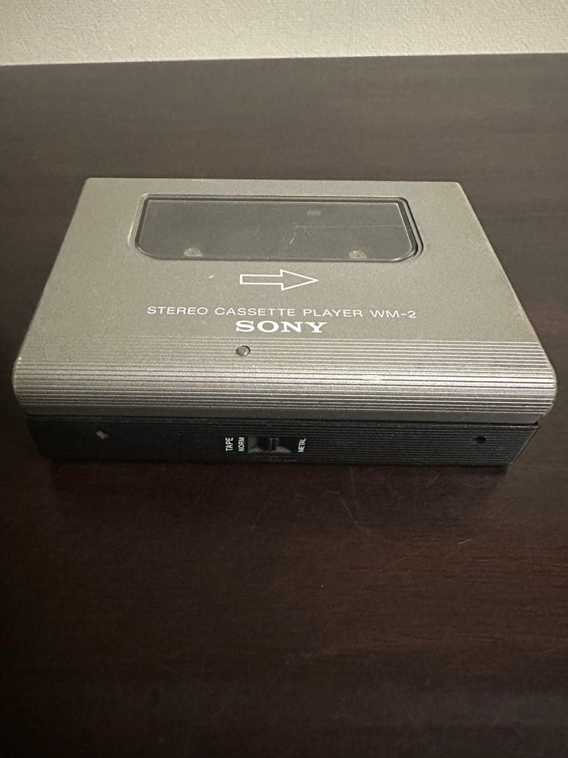 ジャンク　SONY カセットウォークマン WM-2 シルバー