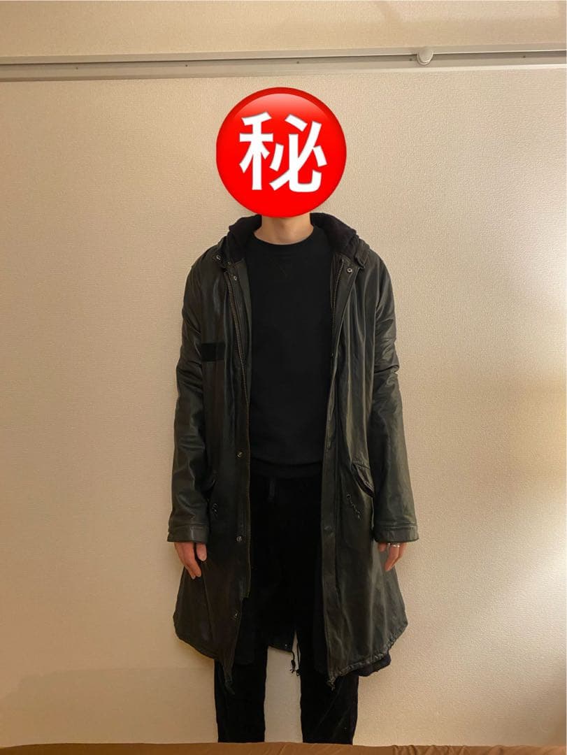 シシ　sisii メンズ　レザージャケット　モッズコート