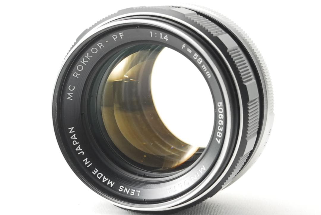 【整備済】ミノルタSRT101 ＆ MC ROKKOR-PF 58mm F1.4