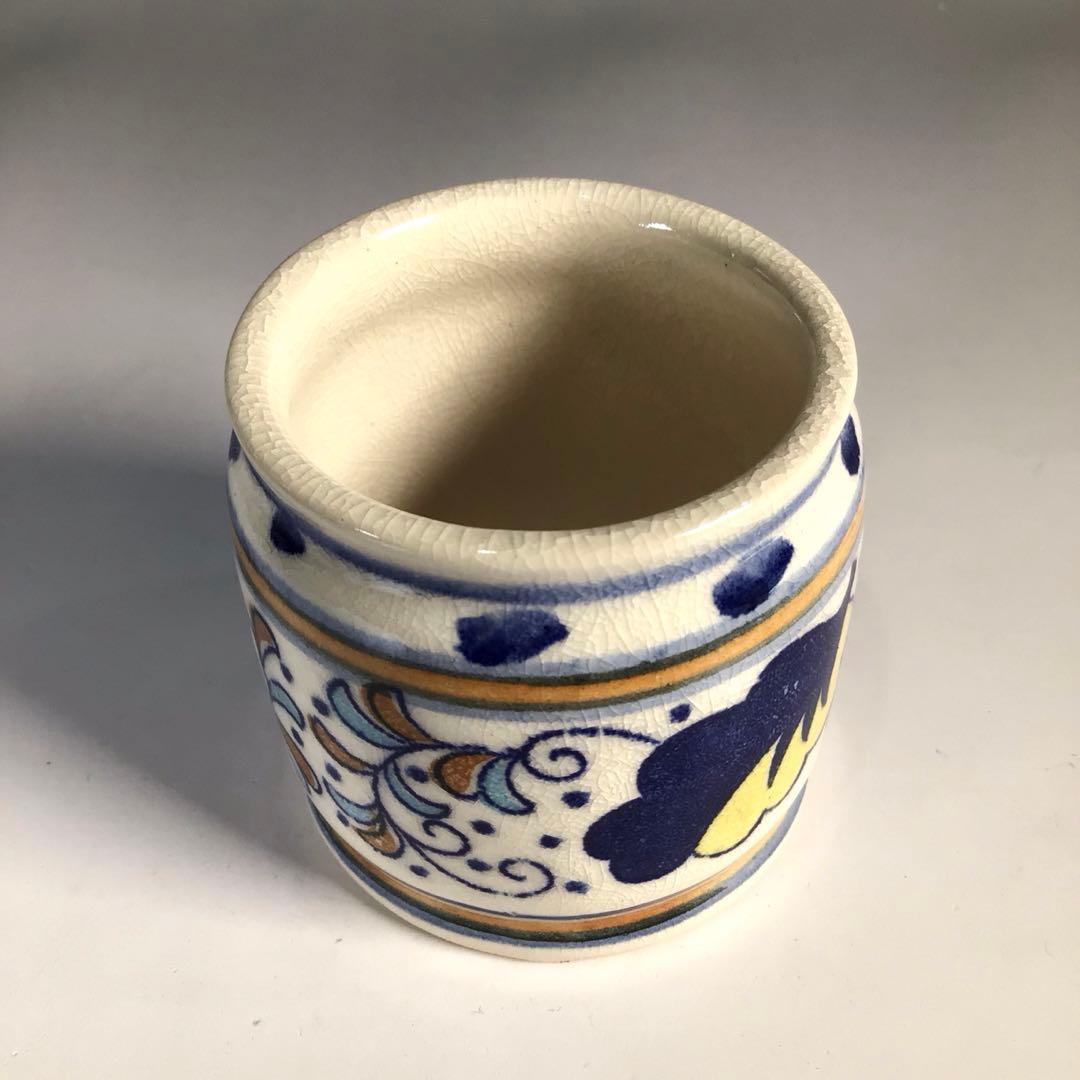 Ｍ６５６　皆具　『横田鳳山造』『オランダ写』『水指　建水　蓋置　杓立』　共箱