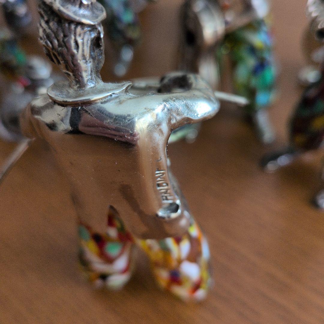 専用再出品 MURANO ムラノガラス ANGINI作 アンティーク人形セット