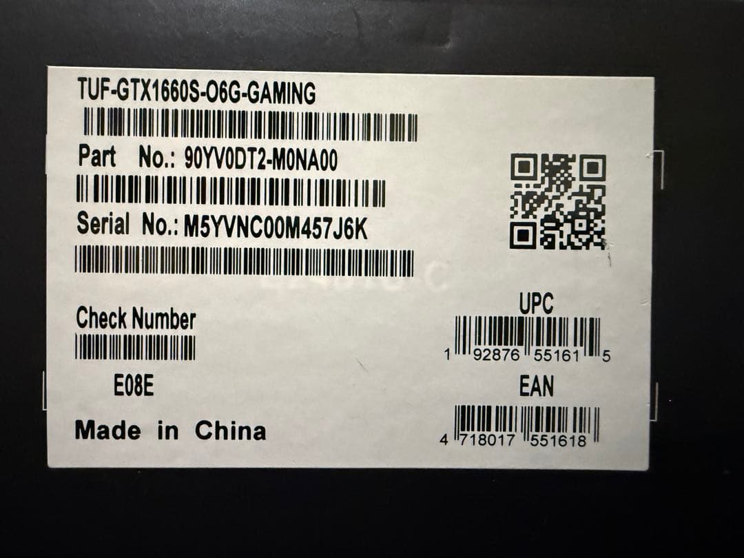 グラフィックボード・グラボ・ビデオカード ASUS NVIDIA GeForce GTX 1660 Super OC 6G