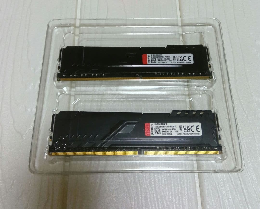 Kingston FURY BEAST DDR4 メモリー 2枚セット