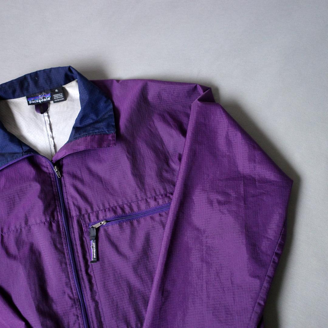 て*ぺ様 希少 96年製 パタゴニア ウインドシェル XL パープル コスタリカ