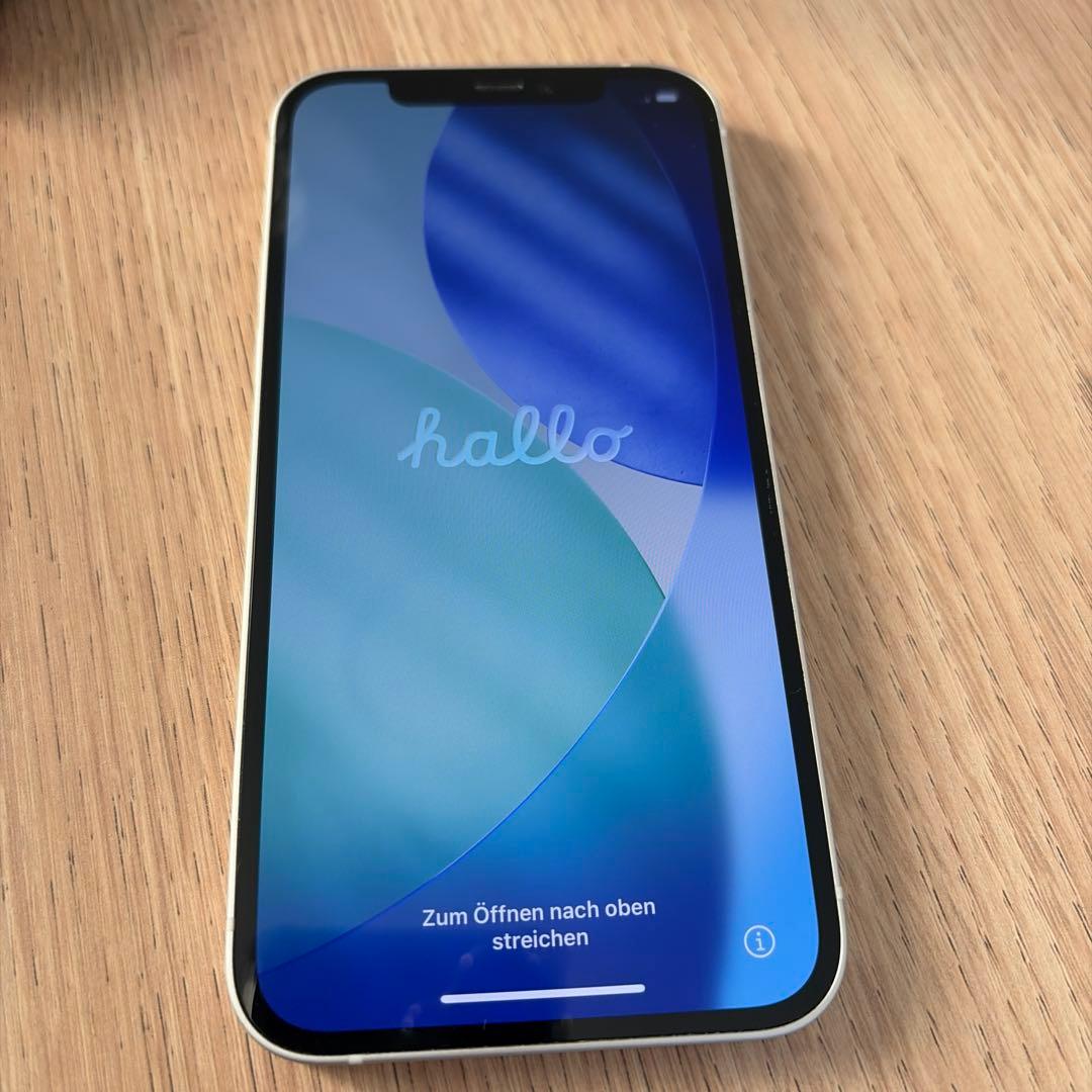 【美品】iPhone12 本体 64GB ホワイト SIMフリー