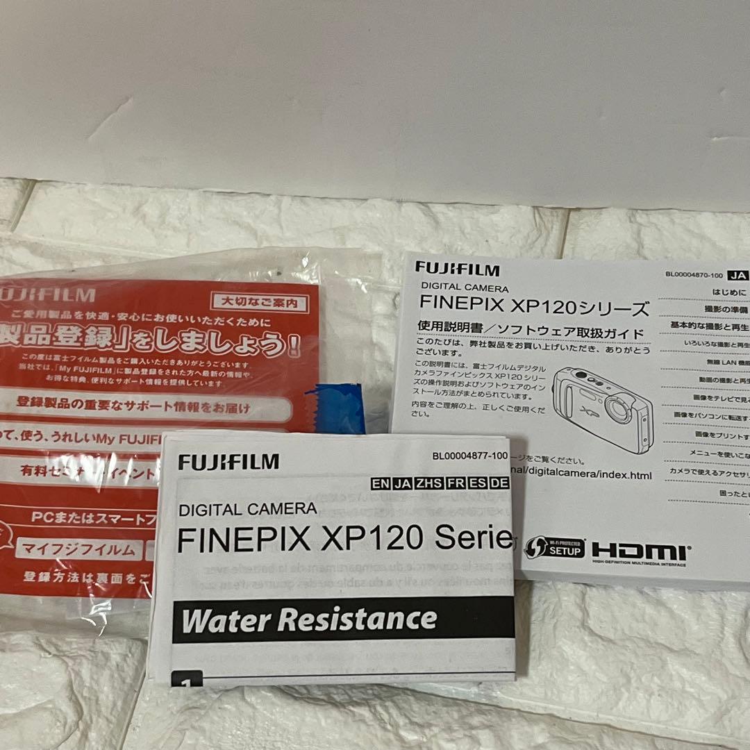 【未使用に近い】FUJIFILM FinePix XP120 防水／防塵対応