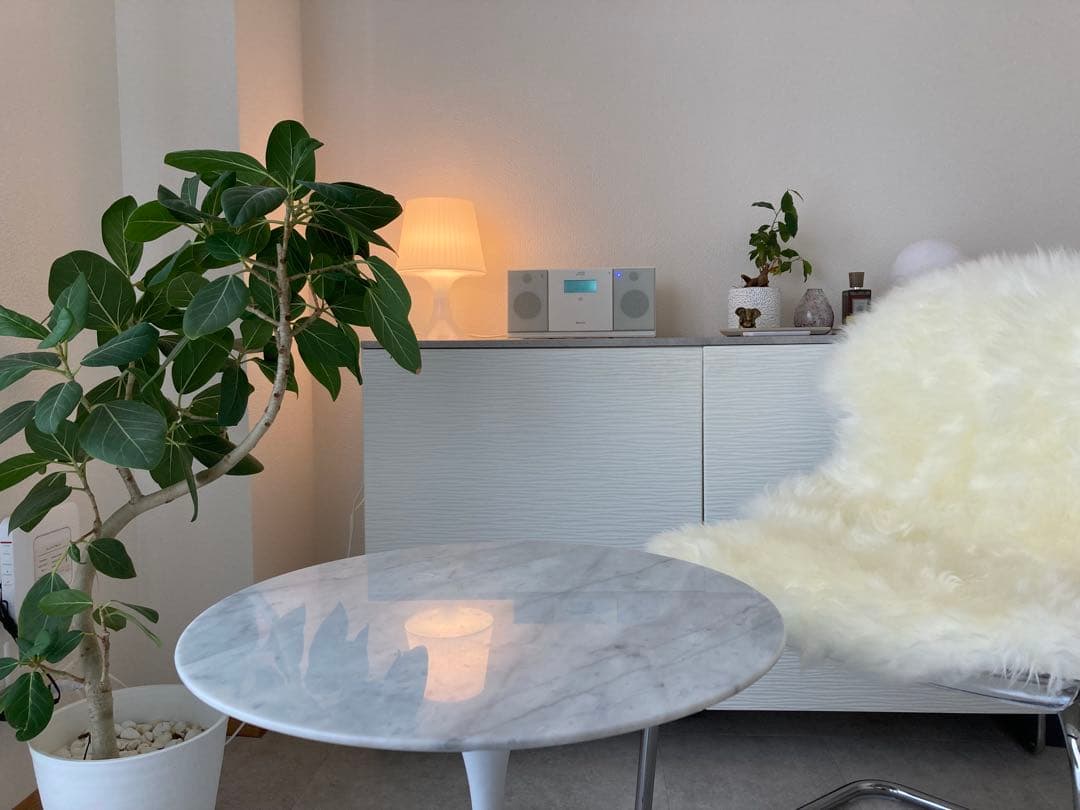 大理石サイドテーブル