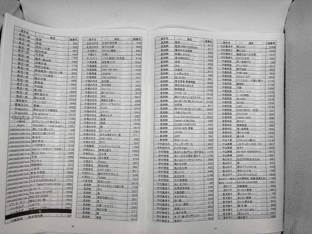 カラオケ 1番 Bカートリッジ B レア 夢グループ 追加曲 3000曲 限定