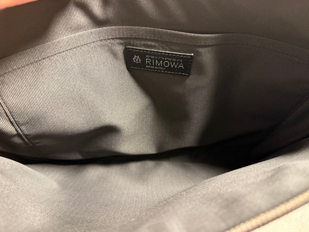 spider00様　RIMOWA フラットポーチ　ブラック