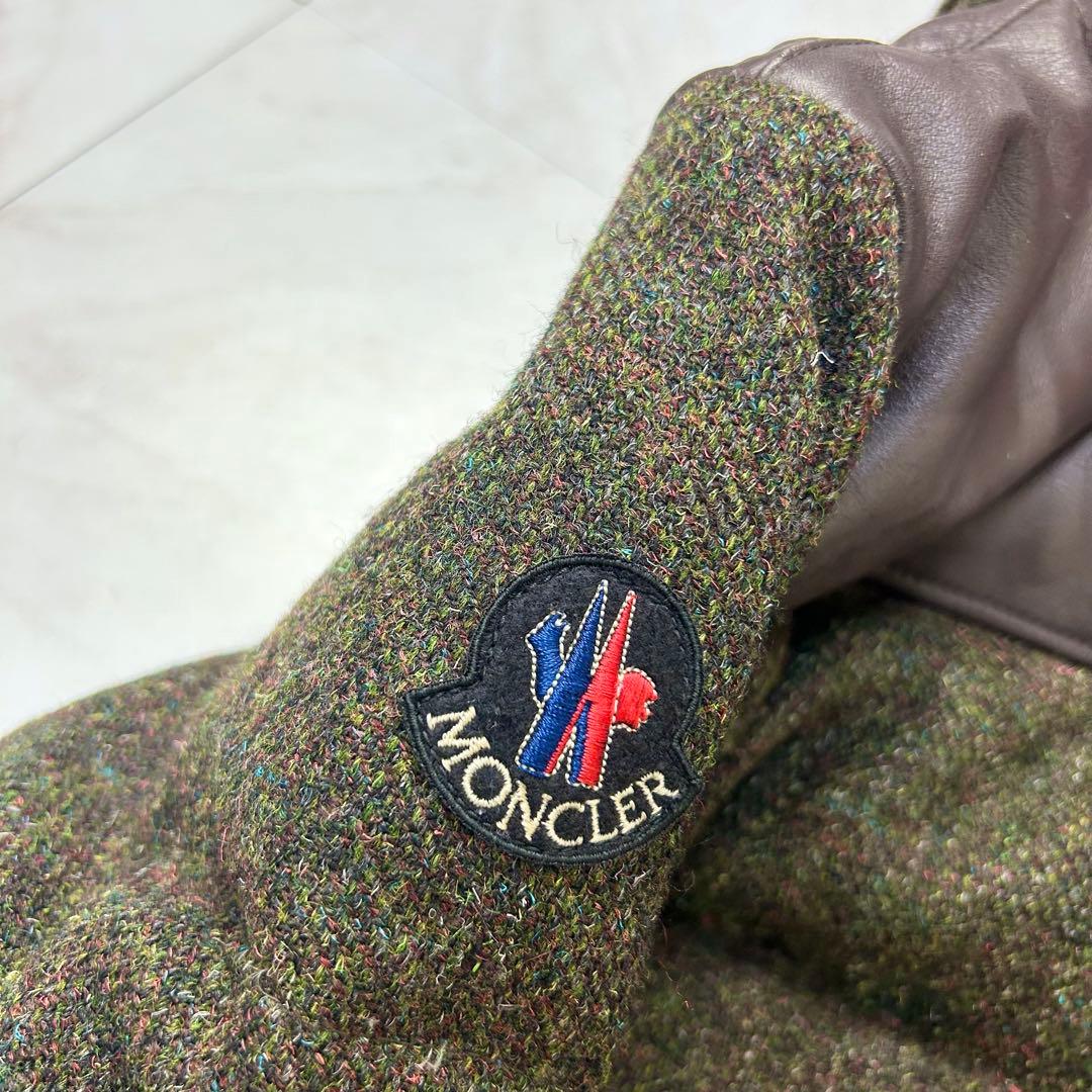 美品 MONCLER JUNYA WATANABE ダウン ツイード エベレスト