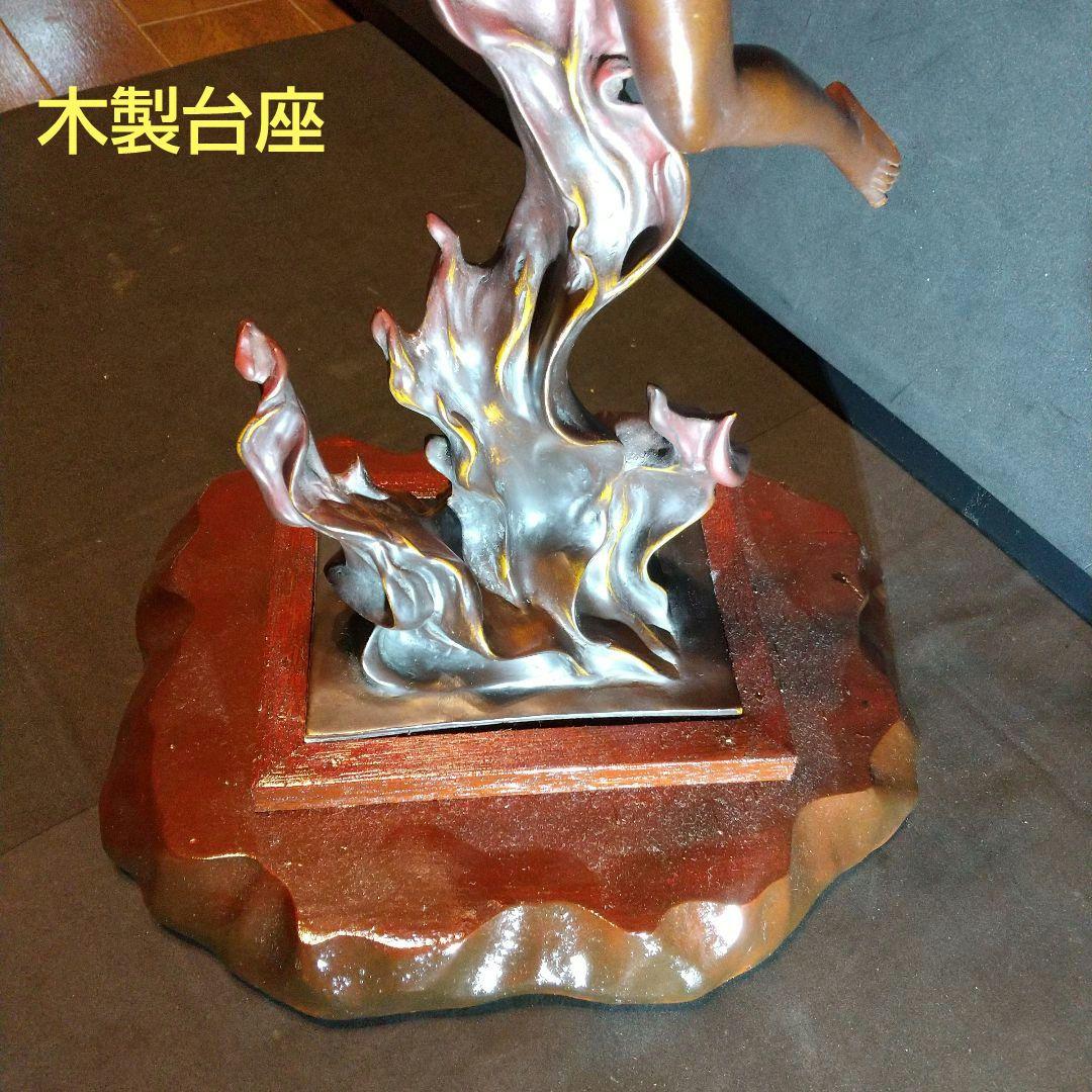 ブロンズ像 女神像 イタリア製 作者サイン有り