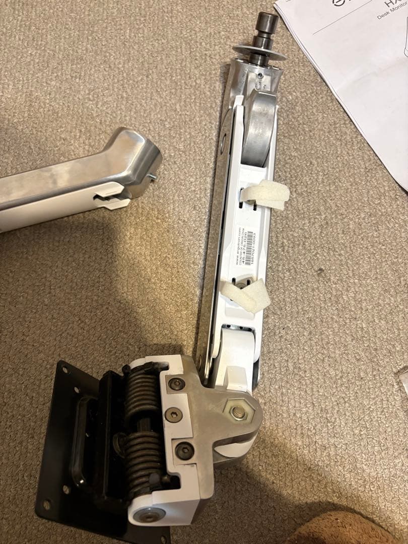 ERGOTRON エルゴトロン HX デスク モニターアーム アルミニウム