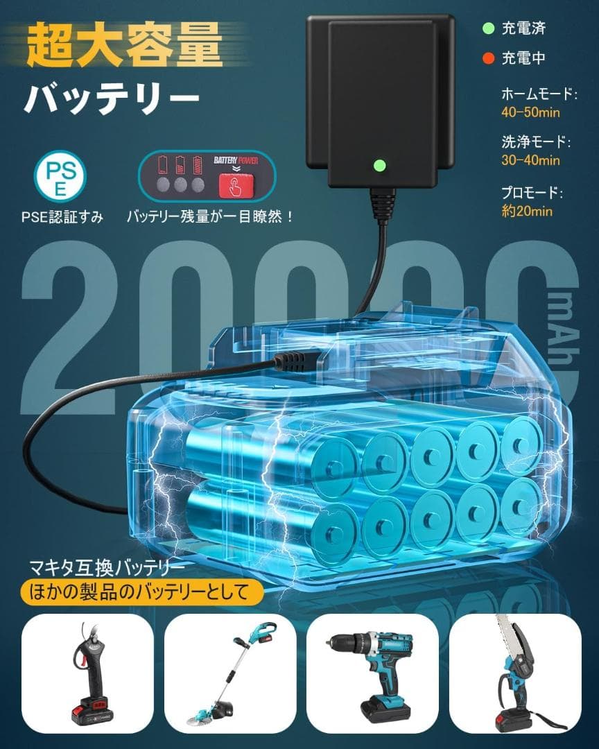 【2024初登場・第4世代】 高圧洗浄機 コードレス