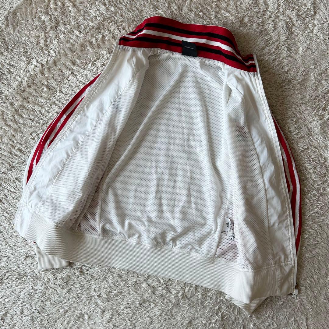 アディダス 00s Liverpool nylon jacket S white