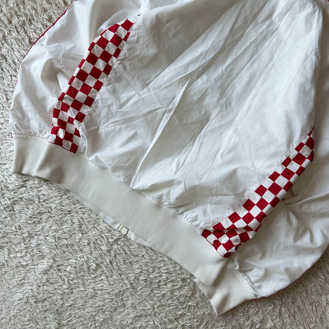 アディダス 00s Liverpool nylon jacket S white