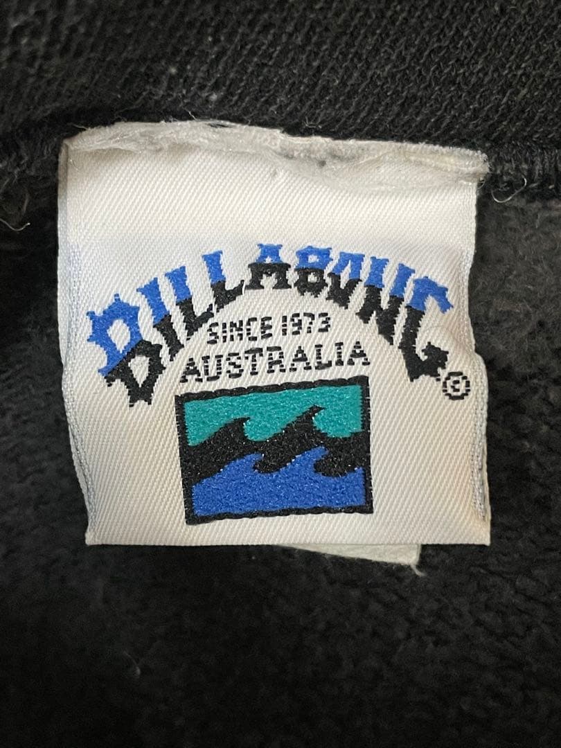 90s BILLABONG ビラボン　スウェット　バックプリント　黒　y2k