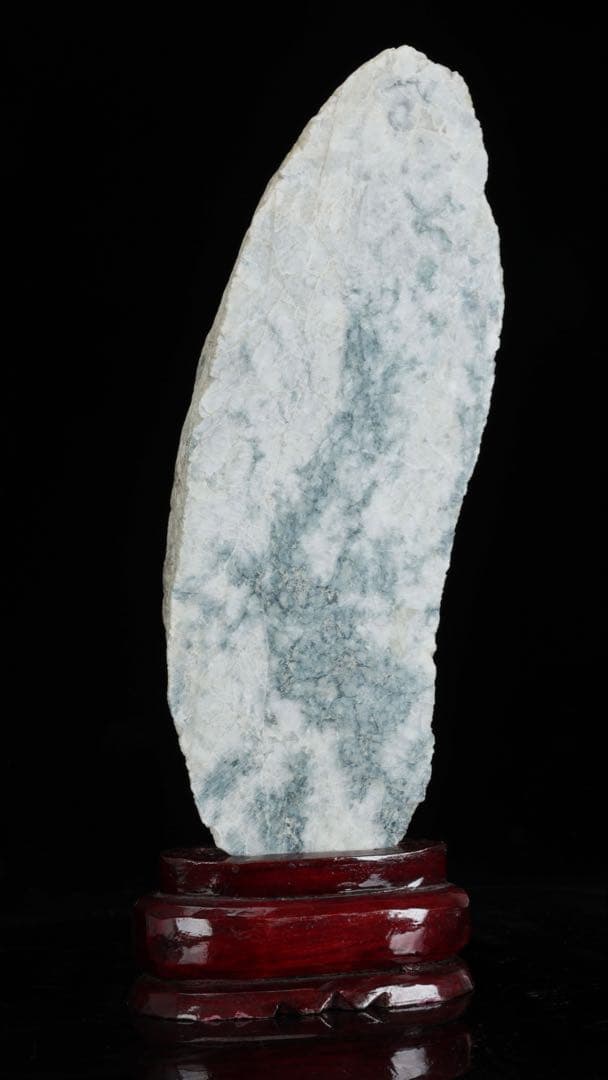 国産天然石 糸魚川産 コン入り青翡翠 原石 鑑賞石 水石 特大7.8kg 美石