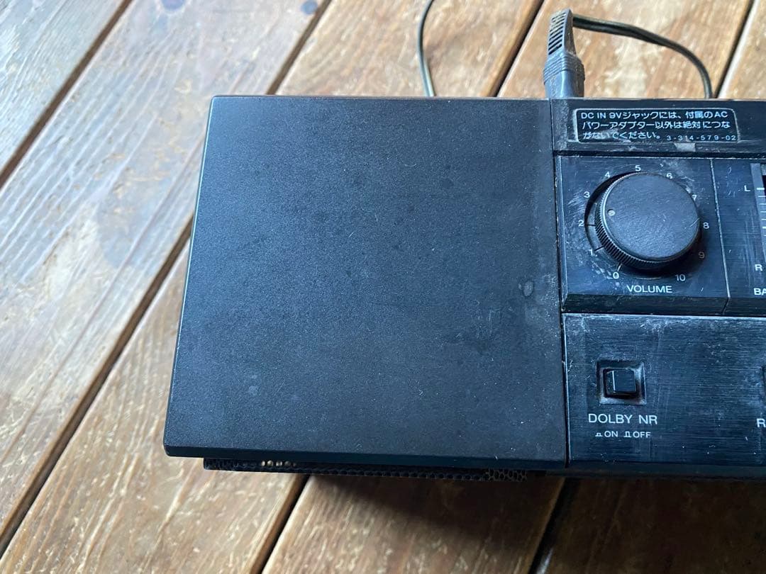 ONY ZXー7 AM FM ステレオカセットレコーダー