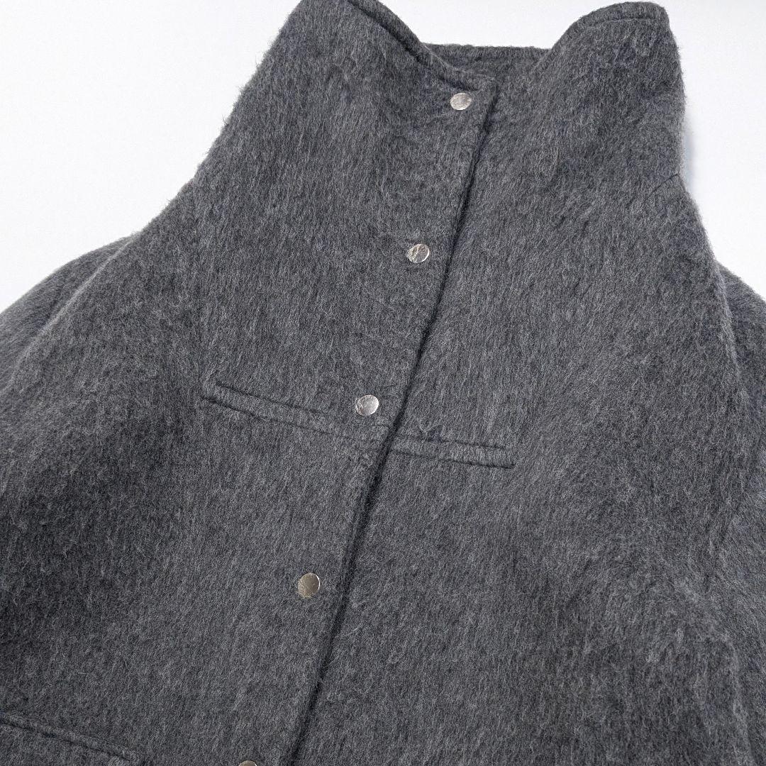 2025AW 美品 HELLA ヘラ wool shaggy coat グレー