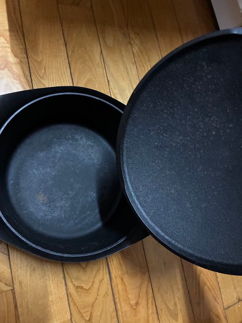 柳宗理　南部鉄器　鉄鍋深型　22㎝　TEKKI