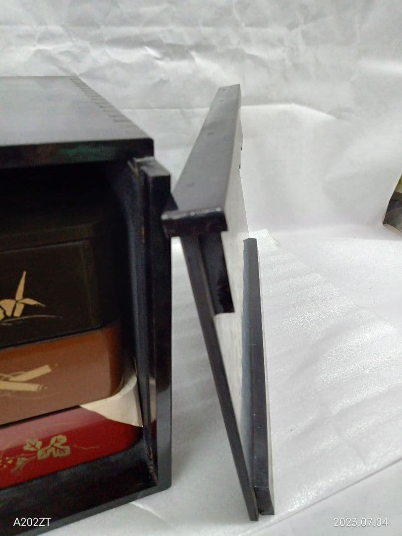 漆本塗り　重箱セット