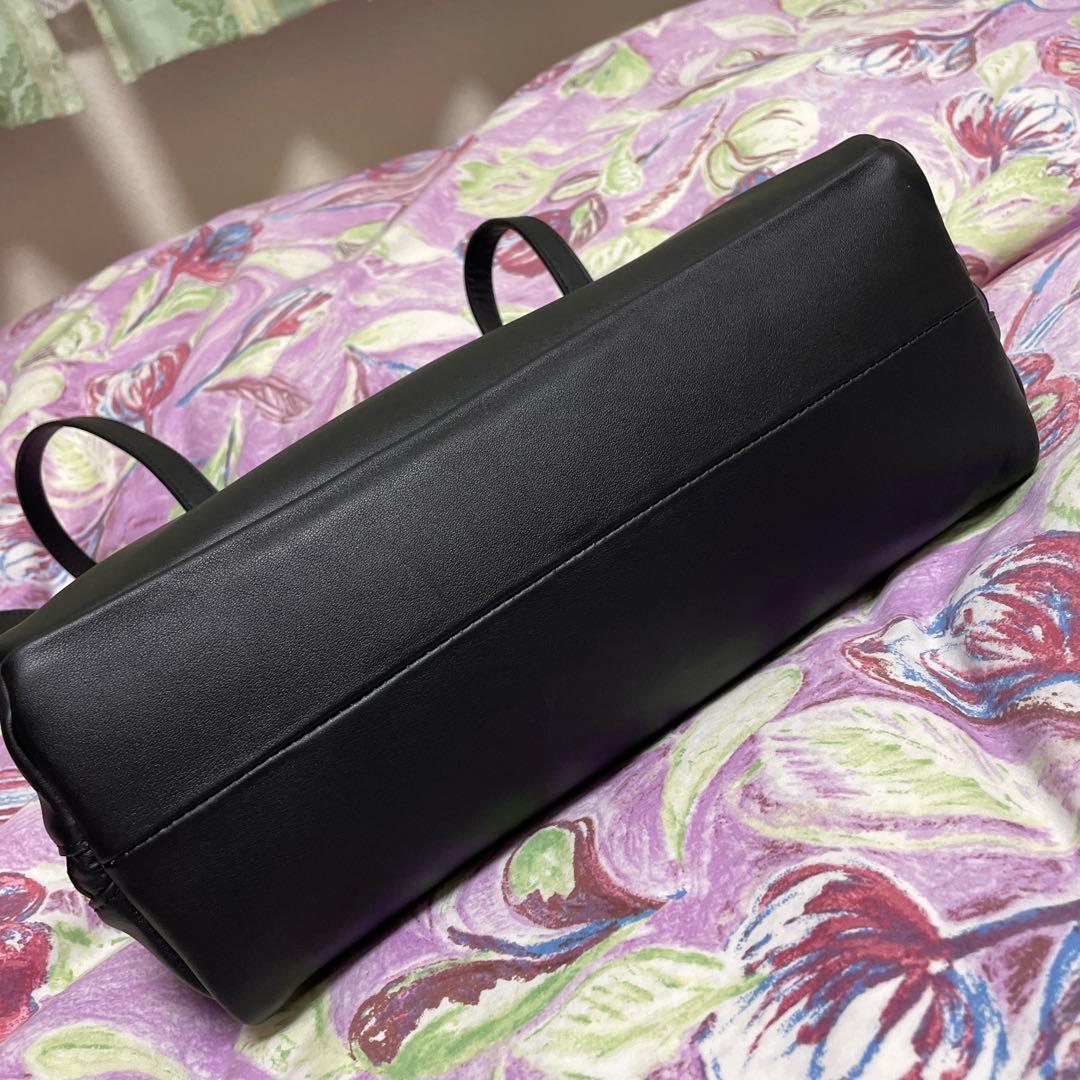 etretokyo オープンポケットレザーボストン ブラック