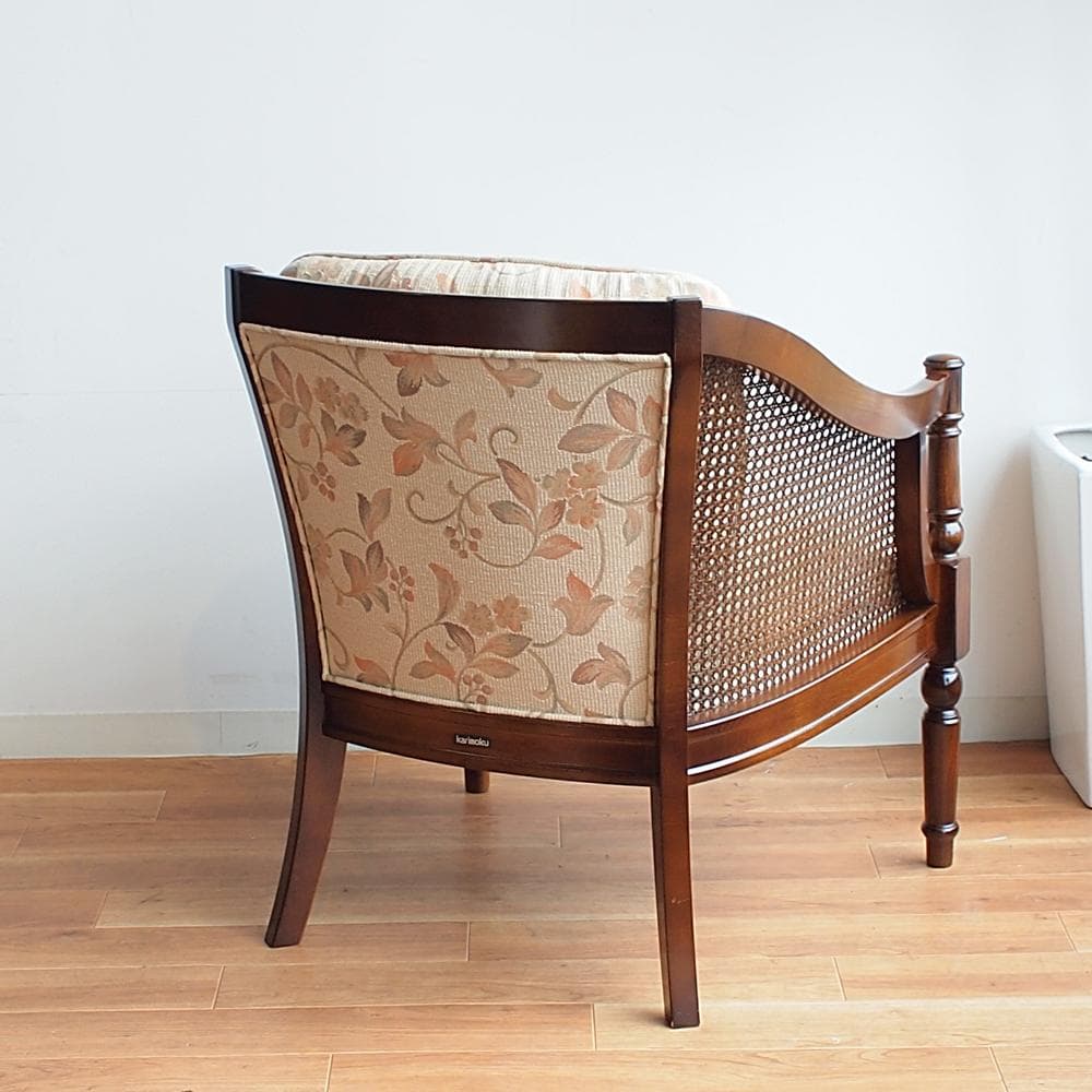カリモク/karimoku コロニアル 1人掛けソファ A レトロ ビンテージ