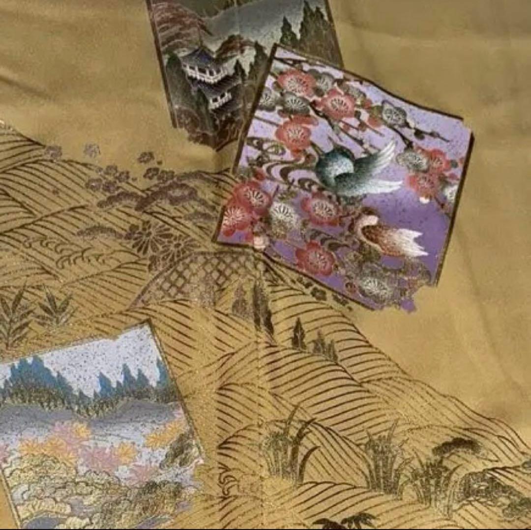 た*ま様 正絹　訪問着　京金彩友禅　和田光正　裄丈69