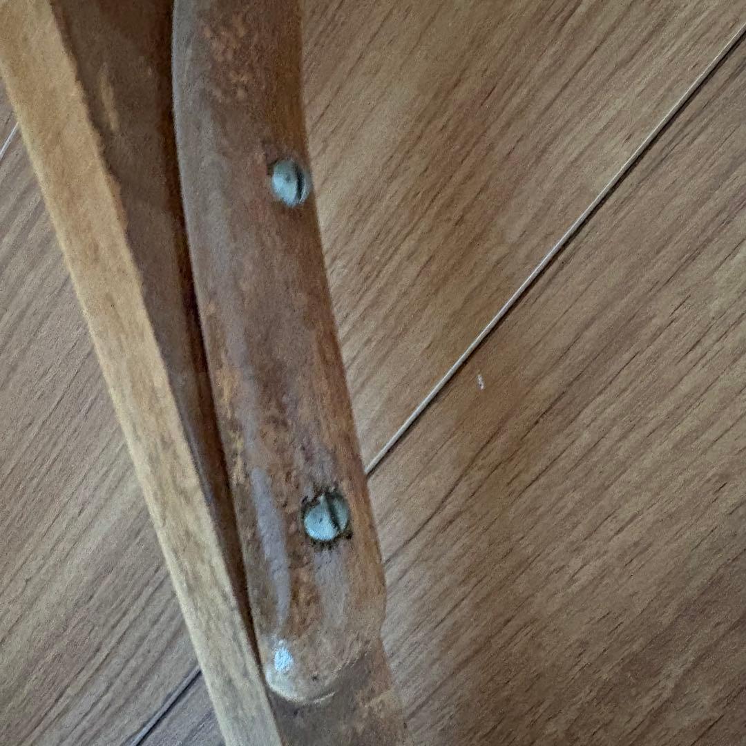 骨董市　アンティーク　チェアー　無垢　椅子　古道具　味ある木材