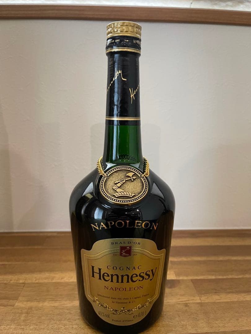 Hennessy ヘネシー ナポレオン ブラスドール 金キャップ 箱付き