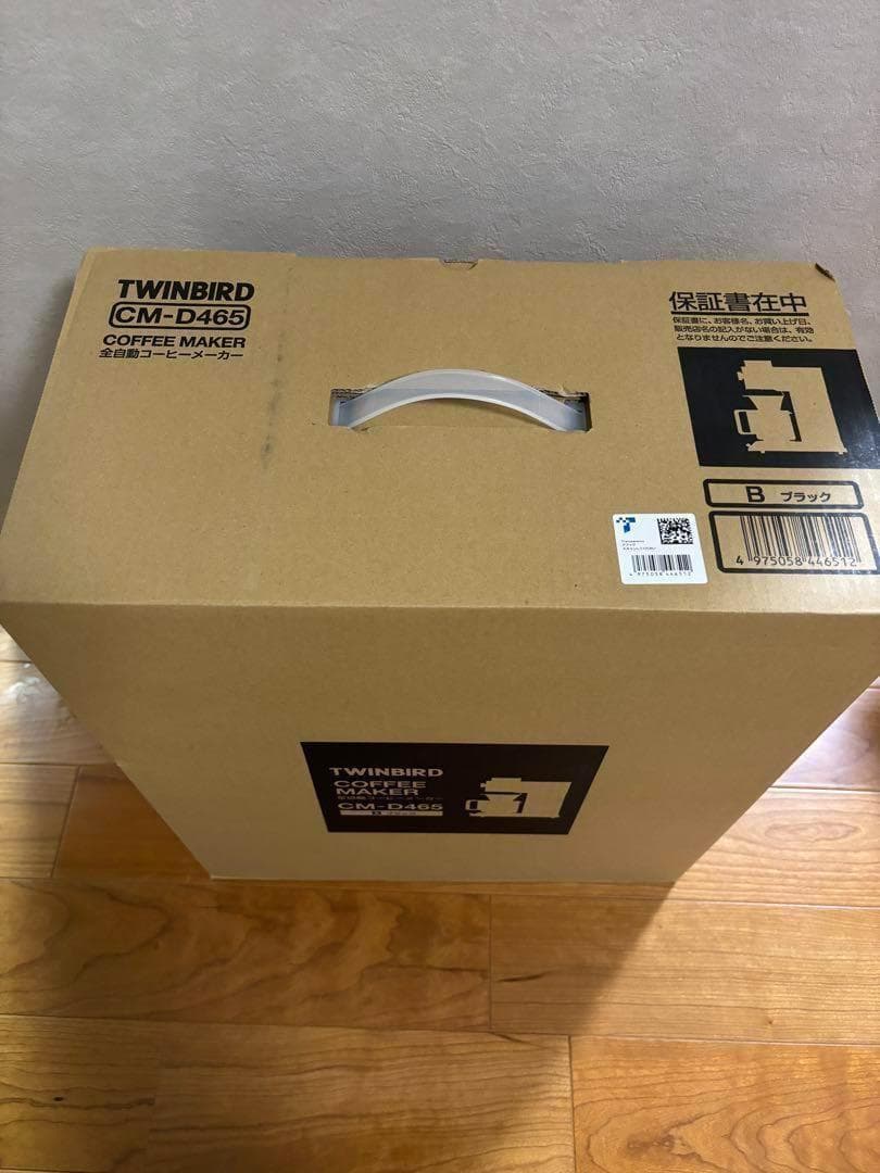 ☆新品未使用品☆TWINBIRD CM-D465B BLACK