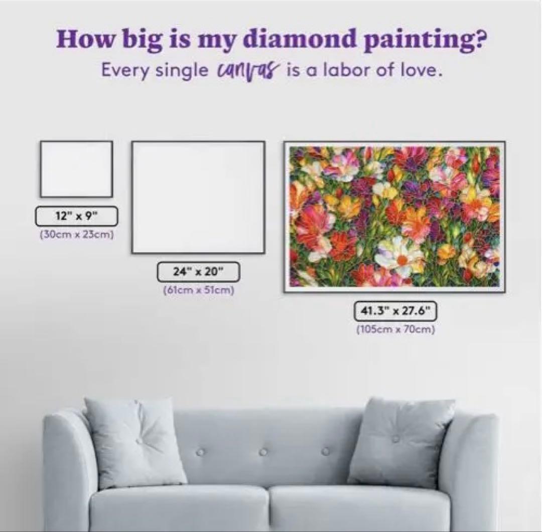 キャラメルさん★専用 ダイヤモンドアートクラブ　Stained Glass Fl