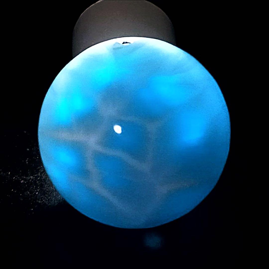 【ドミニカ産】22mmラリマーの丸玉(穴あり)