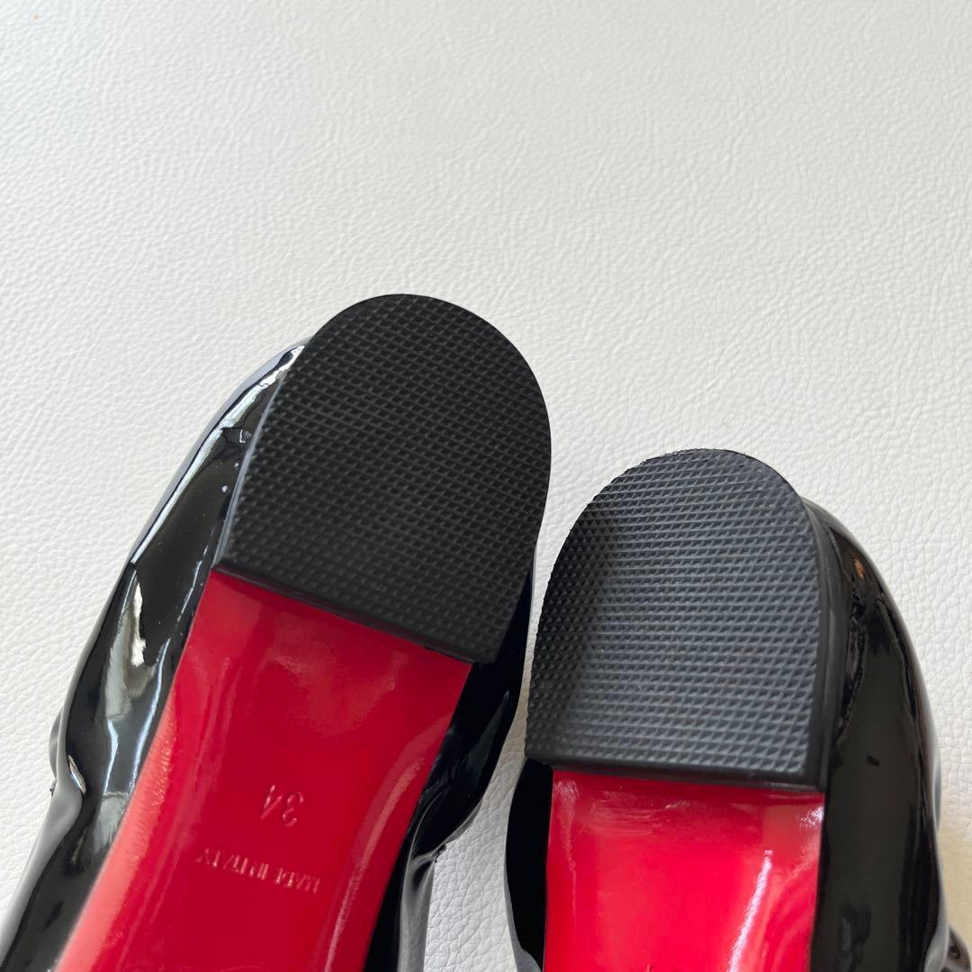 ▼定番✨クリスチャンルブタン バレエシューズ パンプス ラウンドトゥ フラット