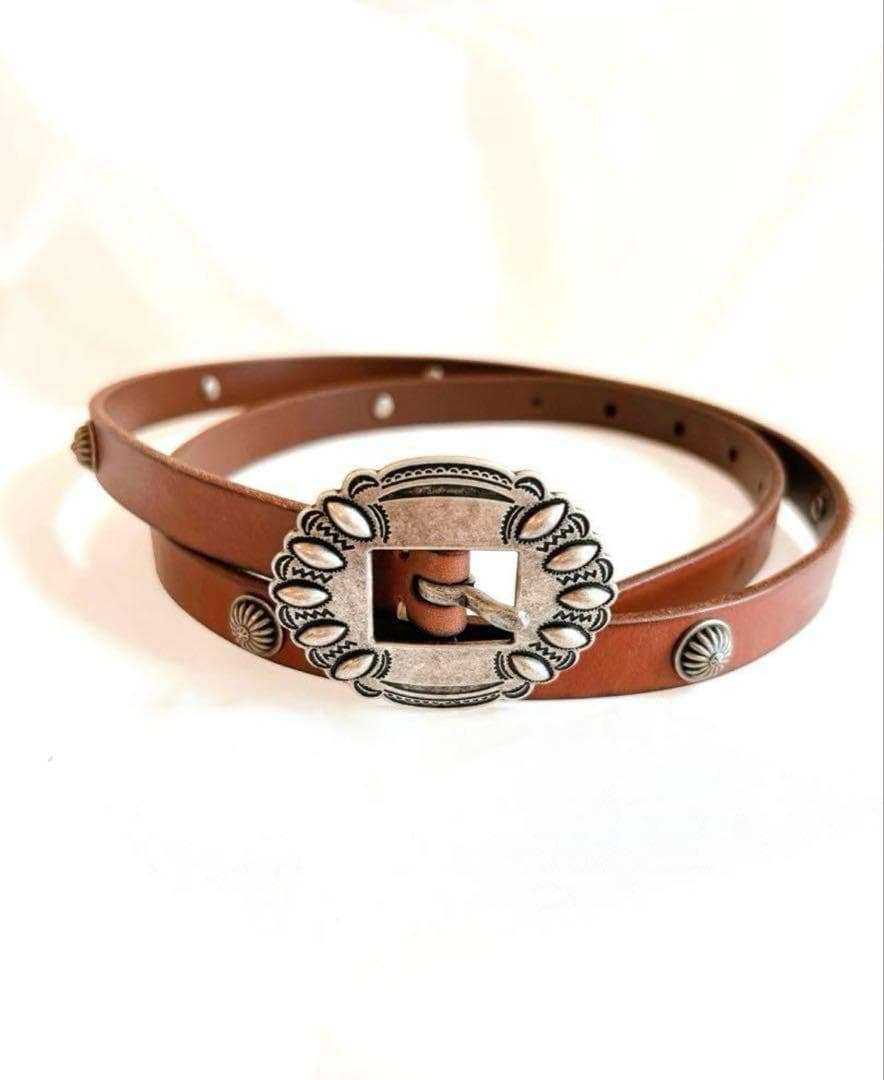 ★美品★ POLO RALPH LAUREN 人気のコンチョベルト　レディースM