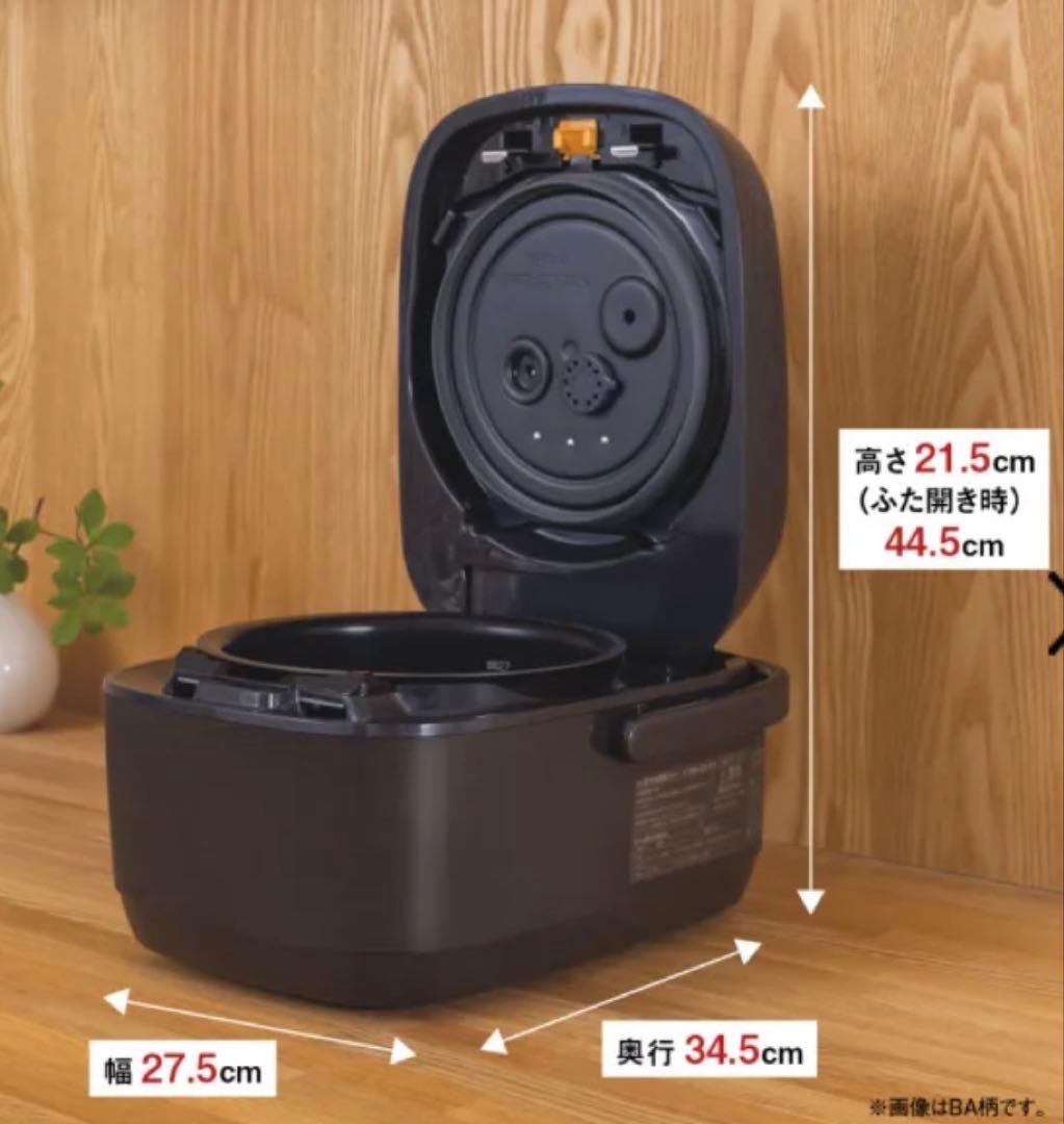 ZOJIRUSHI NW-CA10 IH炊飯ジャー 極め炊き ブラック