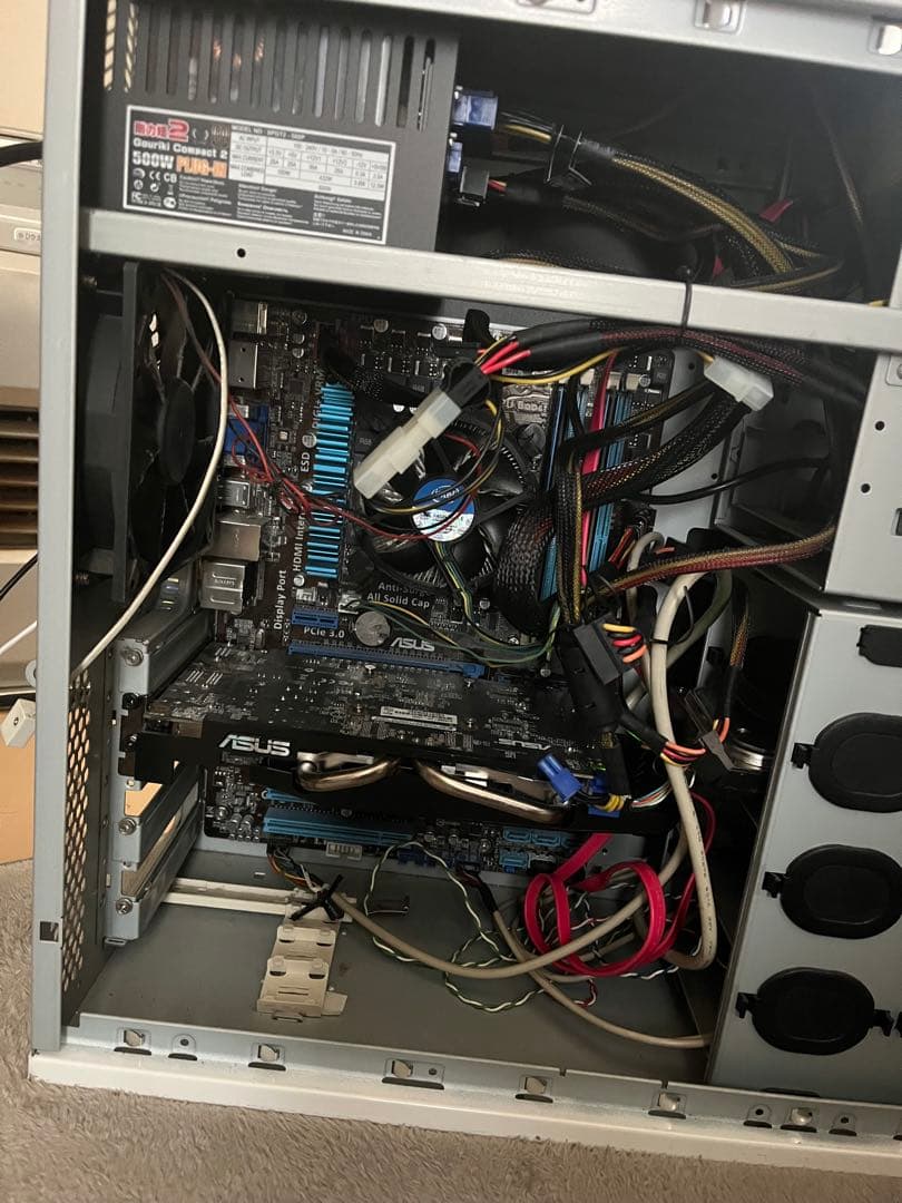 自作PC i7-3770 GTX650 RAM16GB 500w電源