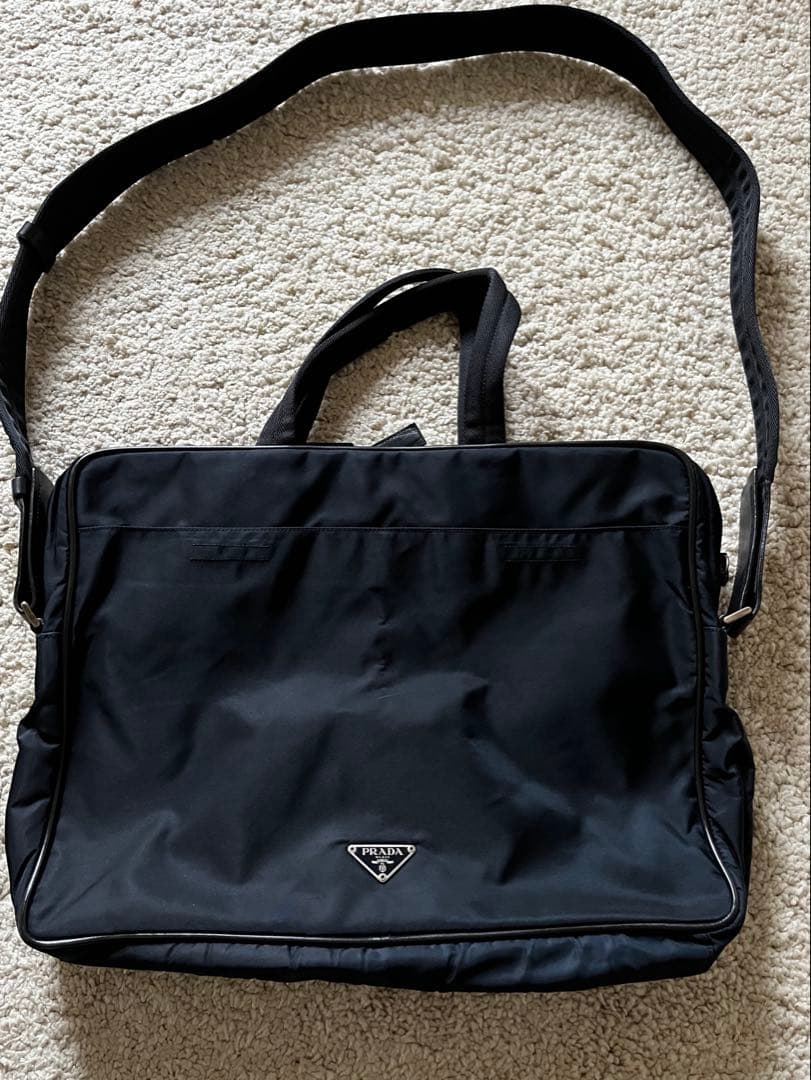 【美品】PRADA プラダ ビジネスバッグ ナイロン 2way