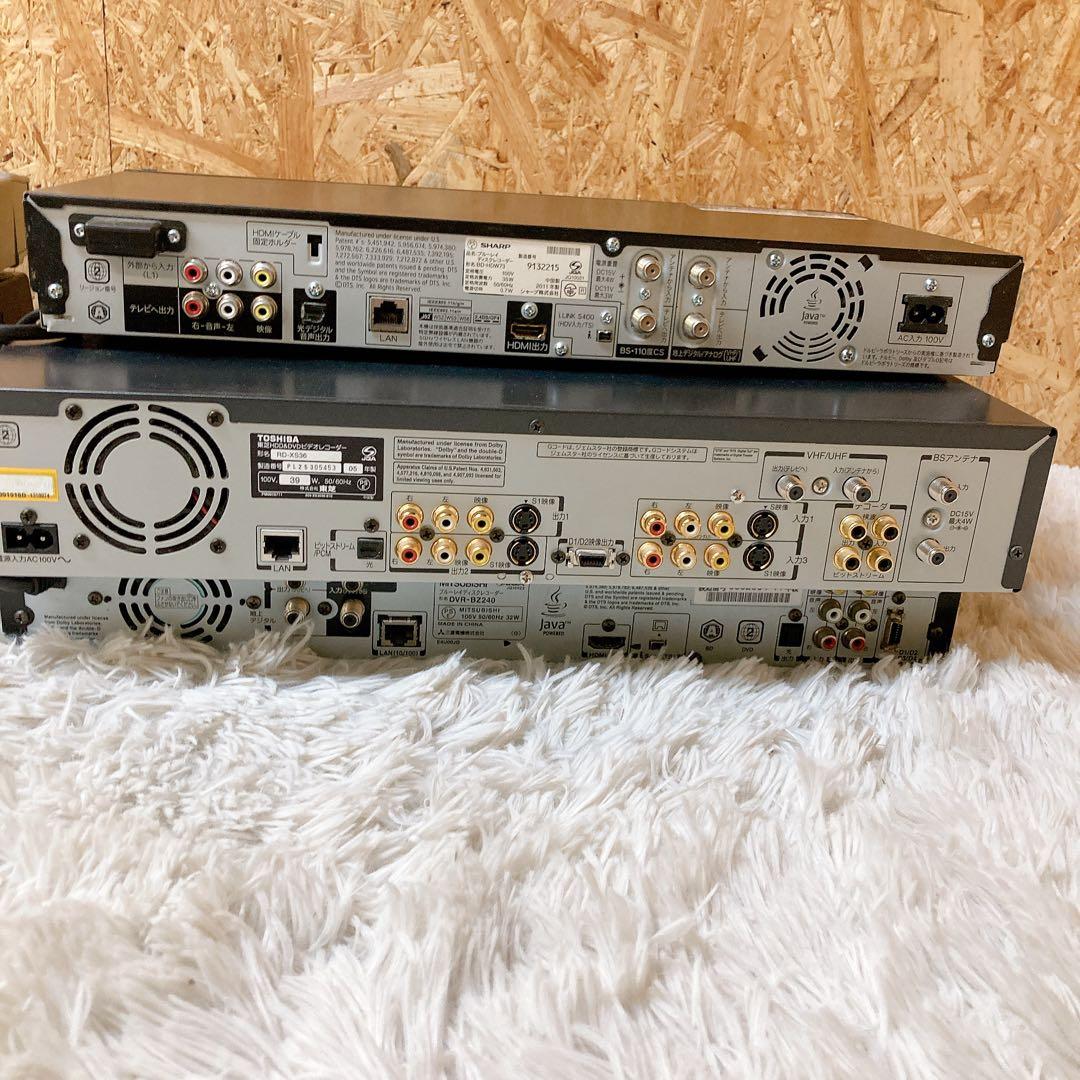 DVDレコーダー　ブルーレイレコーダー　ジャンク　まとめ売り　6台セット