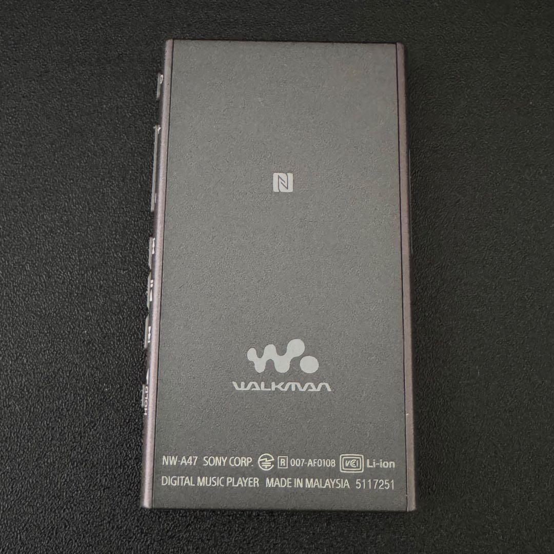 SONY ウォークマン NW-A47 64GB グレイッシュブラック