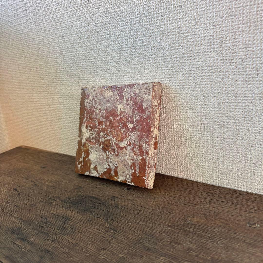 特別出品 欧州中世象嵌タイル 古道具 アンティーク ビンテージ 骨董 古美術