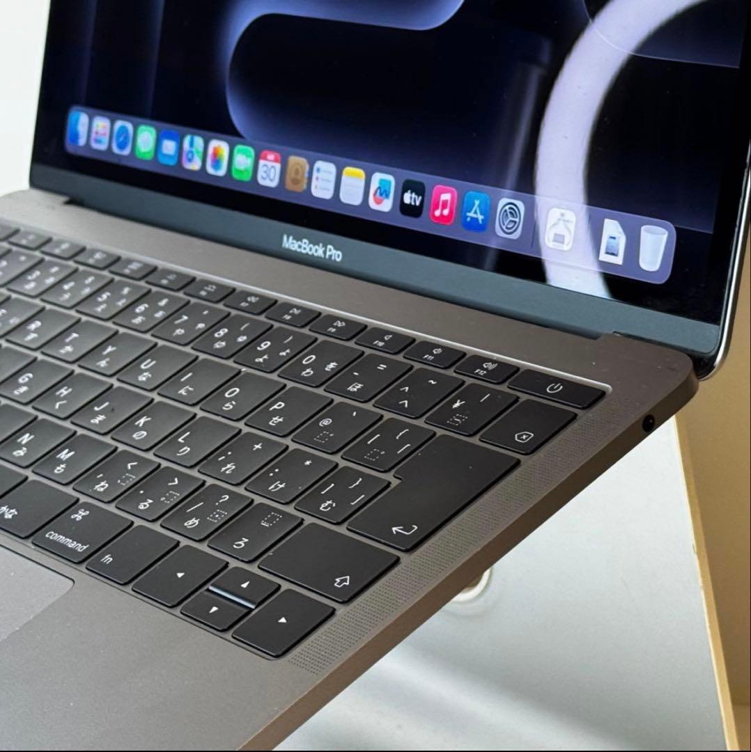 【動作良好】クリアケース付☆MacBook Pro グレー i5/8G/256G