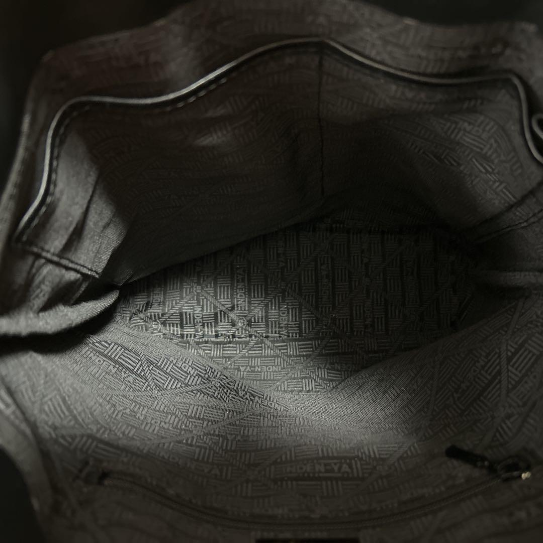 ✨AMO✨印傳屋 ショルダーバッグ 巾着 2way ハンドバッグ 本革