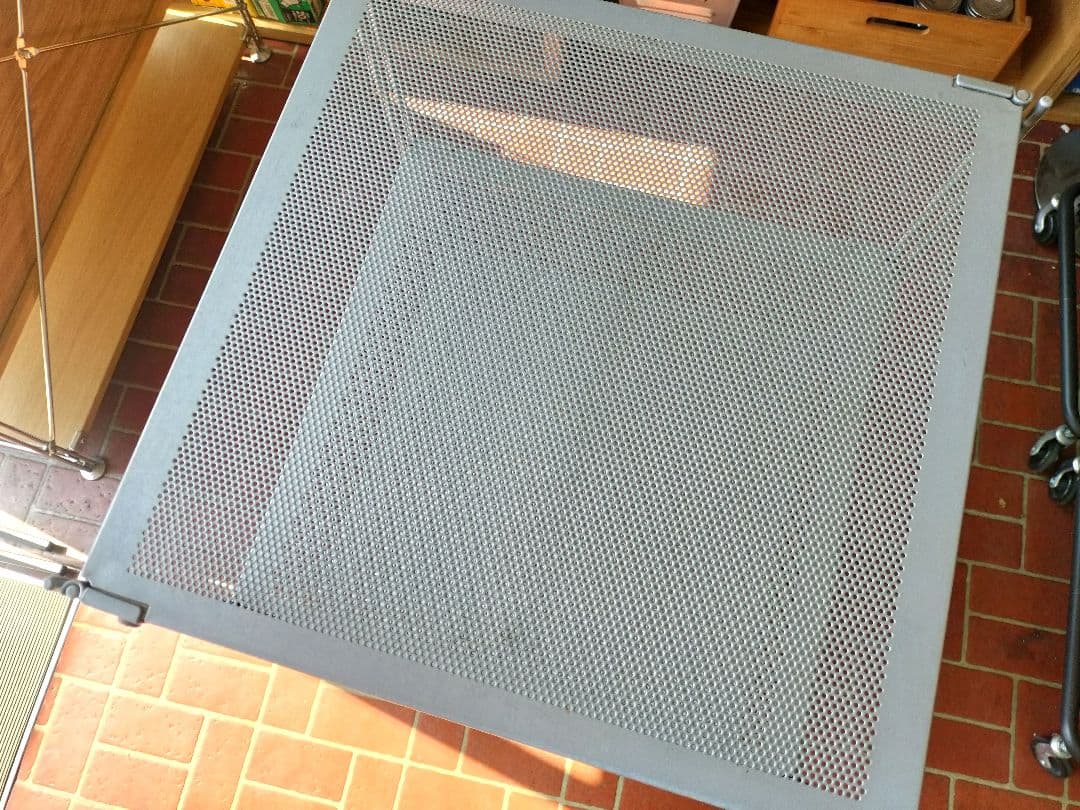 廃盤 無印良品 MUJI スチール ユニットシェルフ グレー メッシュ